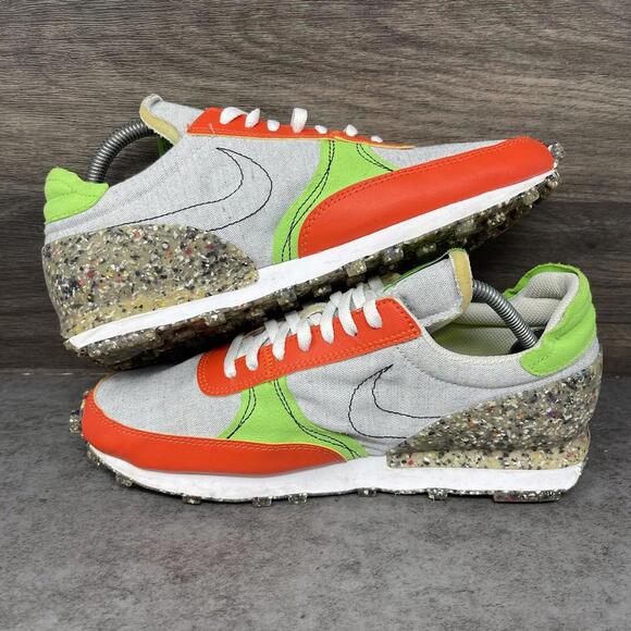 Nike Daybreak Type M2Z2 Sneakers Mens Size 7.5 Orange Green Shoes Cw6915-001 main image 6